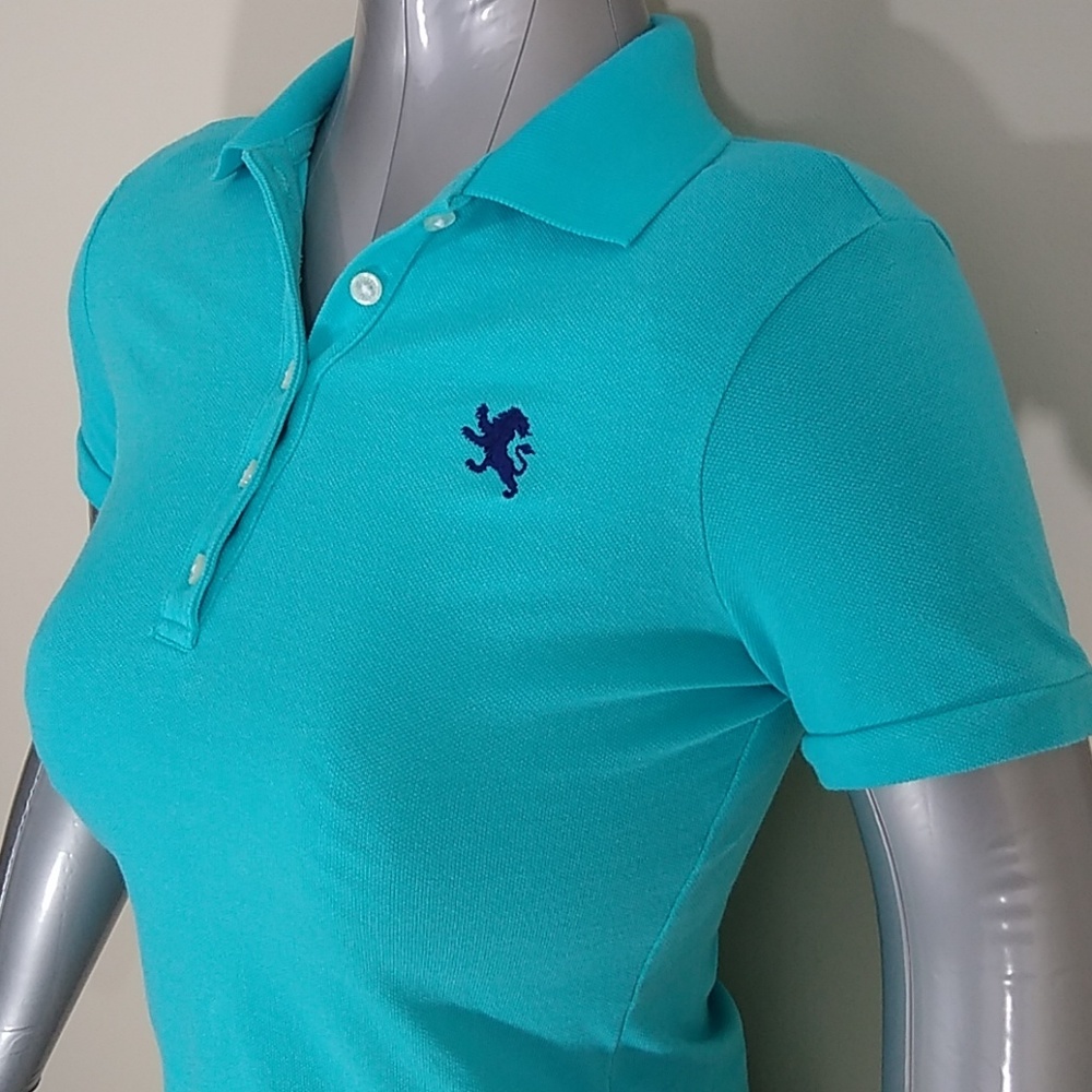 BOGO 🆓! ☀️👕EXPRESS Pique Polo Sky Blue XS